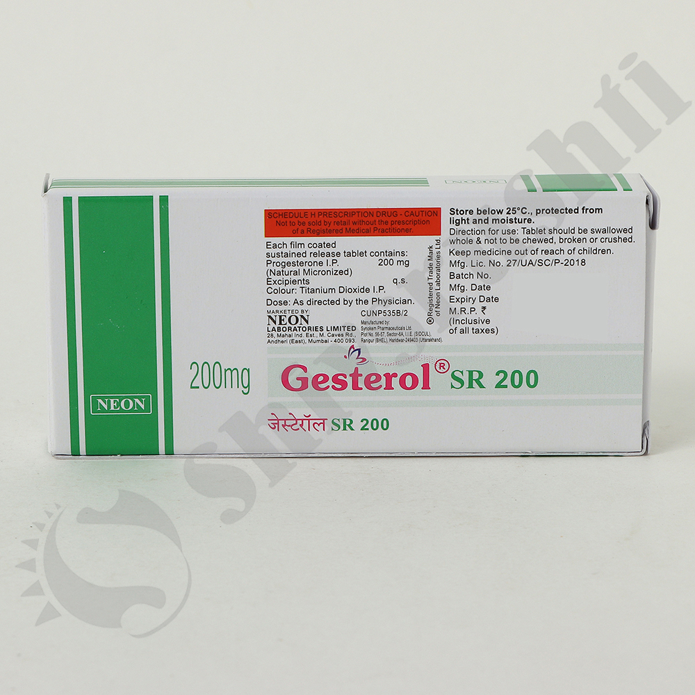 GESTEROL SR 200(PROGESTERONE) - Image 3