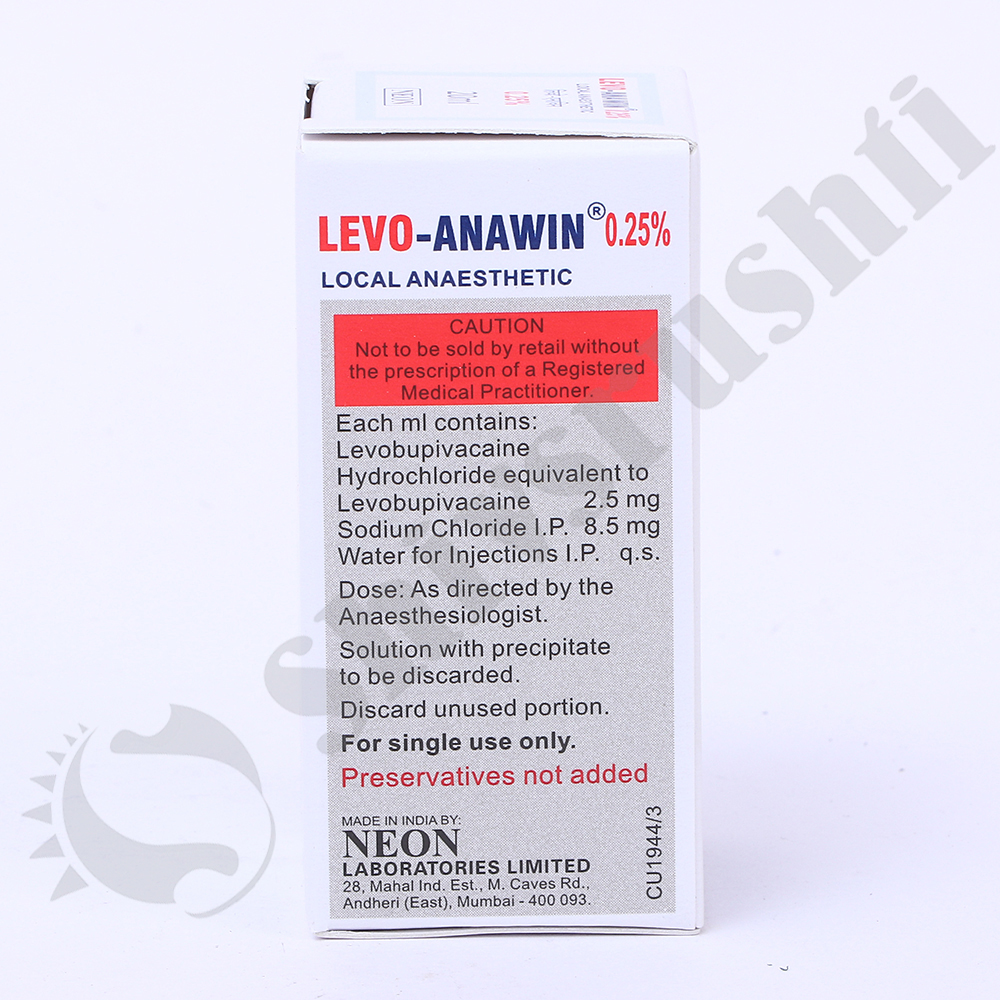LEVO-ANAWIN 0.25%/20ML INJ - Image 2