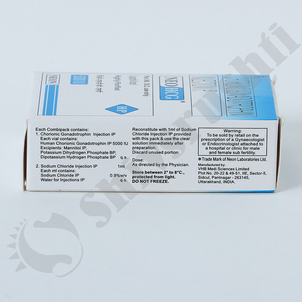 5000IU NEO HCG Chorionic Gonadotropin Injections - Image 3