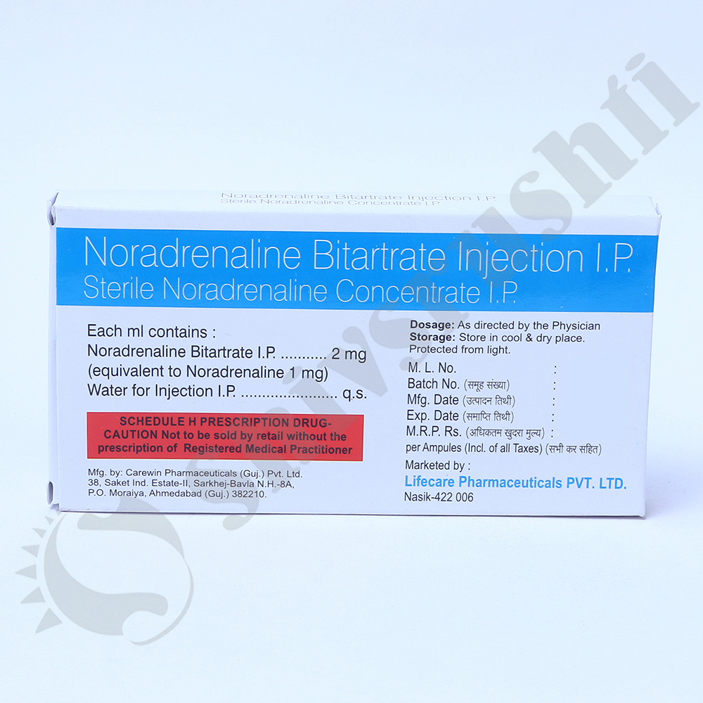 Norad Sterile Nodradrenaline Concentrate Injection - Image 5