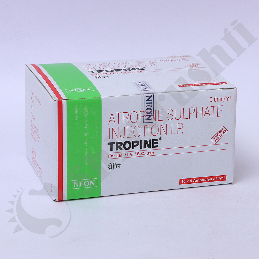 TROPINE 0.5% Injection 1 ml (Atropine Sulphate Injection) - Image 2