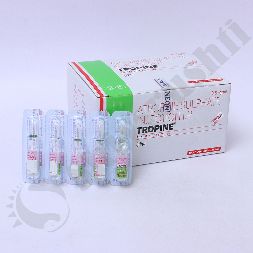TROPINE 0.5% Injection 1 ml (Atropine Sulphate Injection) - Image 5