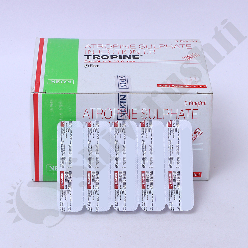 TROPINE 0.5% Injection 1 ml (Atropine Sulphate Injection) - Image 4