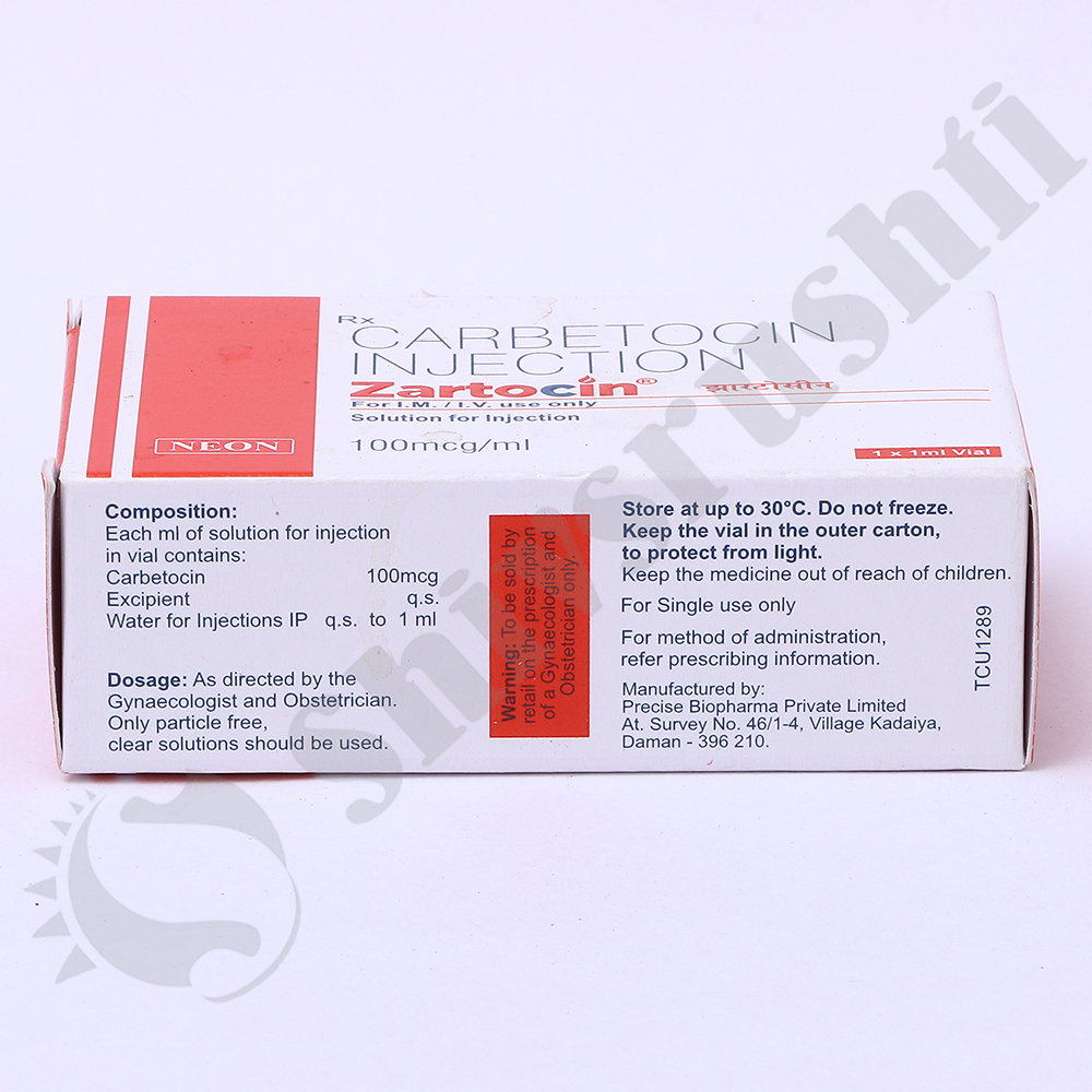ZARTOCIN Carbetocin Injection 100mcg - Image 3