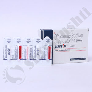 JUSTIN SUPPOSITORY 100MG
